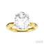 Oval Shape Semi-Mount Diamond Engagement Ring