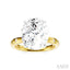 Oval Shape Semi-Mount Diamond Engagement Ring
