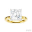 Princess Shape Semi-Mount Diamond Engagement Ring