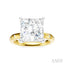 Princess Shape Semi-Mount Diamond Engagement Ring