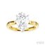 Pear Shape Semi-Mount Diamond Engagement Ring