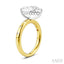 Pear Shape Semi-Mount Diamond Engagement Ring