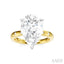 Pear Shape Semi-Mount Diamond Engagement Ring