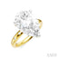 Pear Shape Semi-Mount Diamond Engagement Ring