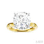 Round Shape Semi-Mount Diamond Engagement Ring