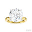 Round Shape Semi-Mount Diamond Engagement Ring