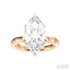 Marquise Shape Semi-Mount Diamond Engagement Ring