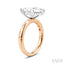 Marquise Shape Semi-Mount Diamond Engagement Ring