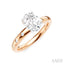 Oval Shape Semi-Mount Diamond Engagement Ring