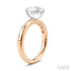 Pear Shape Semi-Mount Diamond Engagement Ring
