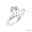 Oval Shape Semi-Mount Diamond Engagement Ring