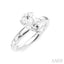Pear Shape Semi-Mount Diamond Engagement Ring