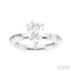 Pear Shape Semi-Mount Diamond Engagement Ring