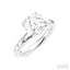 Round Shape Semi-Mount Diamond Engagement Ring