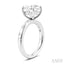 Round Shape Semi-Mount Diamond Engagement Ring