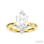 Marquise Shape Semi-Mount Diamond Engagement Ring