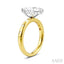Marquise Shape Semi-Mount Diamond Engagement Ring