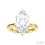 Marquise Shape Semi-Mount Diamond Engagement Ring