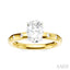 Oval Shape Semi-Mount Diamond Engagement Ring