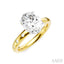 Oval Shape Semi-Mount Diamond Engagement Ring