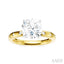 Round Shape Semi-Mount Diamond Engagement Ring