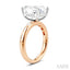 Emerald Shape Semi-Mount Diamond Engagement Ring