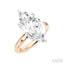 Marquise Shape Semi-Mount Diamond Engagement Ring