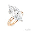 Marquise Shape Semi-Mount Diamond Engagement Ring