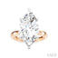 Marquise Shape Semi-Mount Diamond Engagement Ring