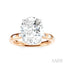 Oval Shape Semi-Mount Diamond Engagement Ring