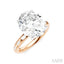 Oval Shape Semi-Mount Diamond Engagement Ring