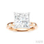 Princess Shape Semi-Mount Diamond Engagement Ring