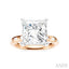 Princess Shape Semi-Mount Diamond Engagement Ring
