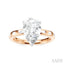 Pear Shape Semi-Mount Diamond Engagement Ring