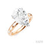 Pear Shape Semi-Mount Diamond Engagement Ring