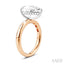 Pear Shape Semi-Mount Diamond Engagement Ring