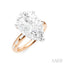 Pear Shape Semi-Mount Diamond Engagement Ring