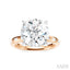 Round Shape Semi-Mount Diamond Engagement Ring