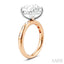 Round Shape Semi-Mount Diamond Engagement Ring