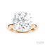 Round Shape Semi-Mount Diamond Engagement Ring