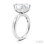 Emerald Shape Semi-Mount Diamond Engagement Ring