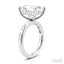 Emerald Shape Semi-Mount Diamond Engagement Ring