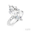 Marquise Shape Semi-Mount Diamond Engagement Ring
