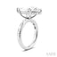 Marquise Shape Semi-Mount Diamond Engagement Ring