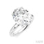 Oval Shape Semi-Mount Diamond Engagement Ring