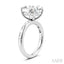 Oval Shape Semi-Mount Diamond Engagement Ring