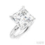 Princess Shape Semi-Mount Diamond Engagement Ring