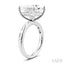 Princess Shape Semi-Mount Diamond Engagement Ring