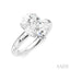 Pear Shape Semi-Mount Diamond Engagement Ring