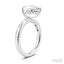 Pear Shape Semi-Mount Diamond Engagement Ring
